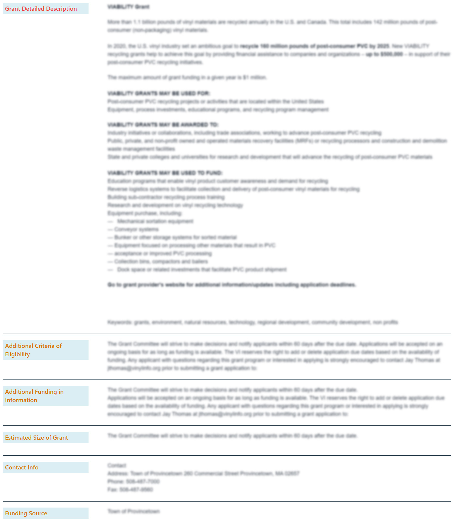 Grant Portal - What Public Infrastructure Funding Covers (and Excludes) 556